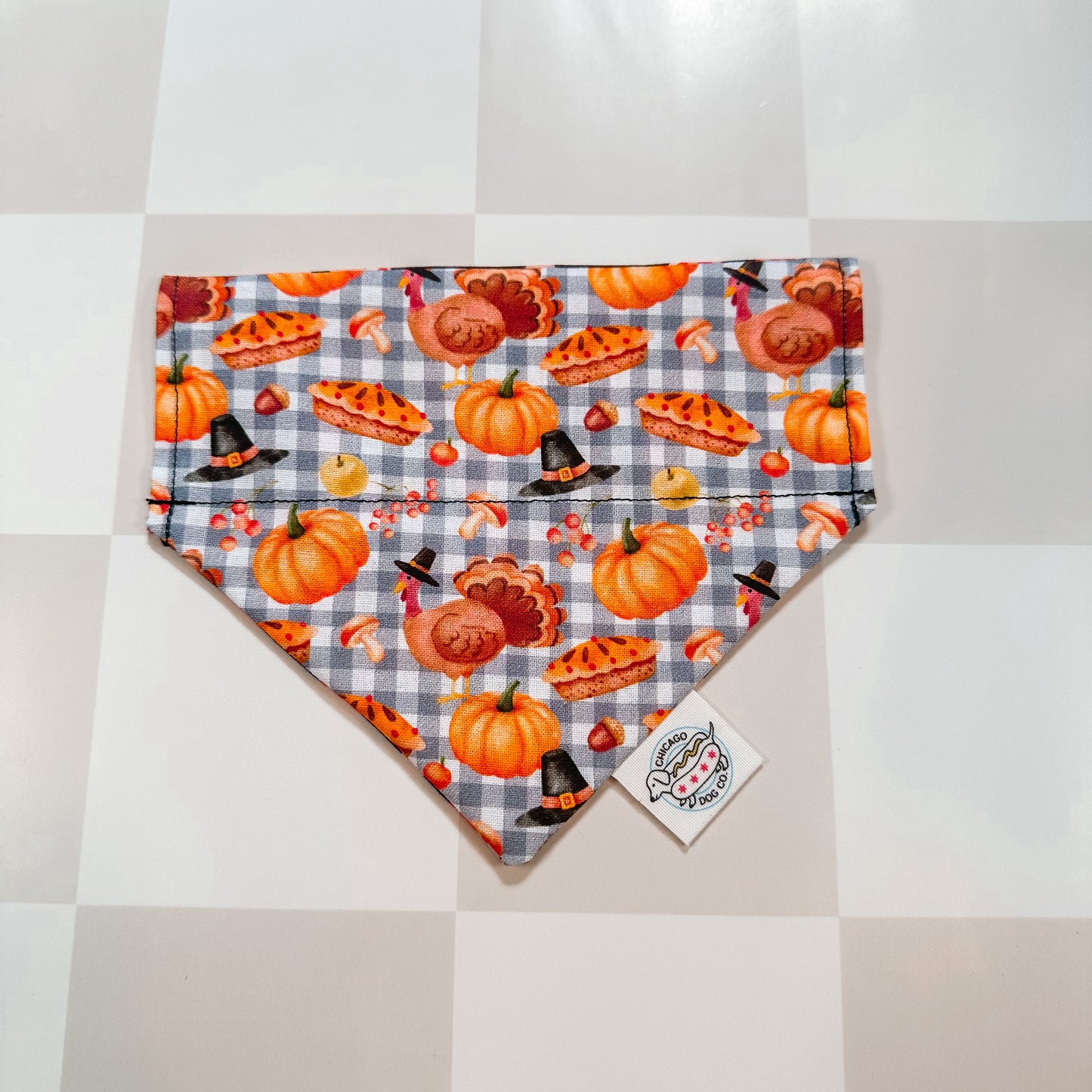Thanksgiving Feast Reversible Bandana