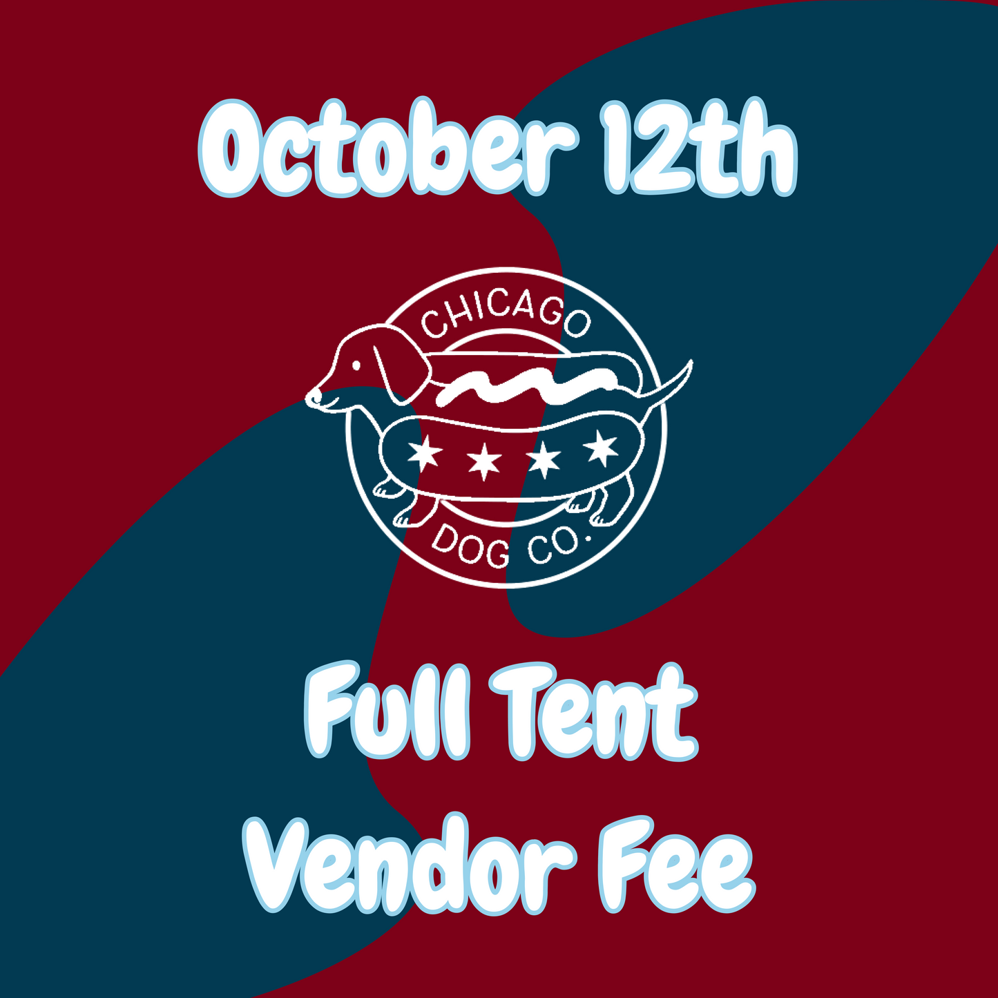 October 12th Full Tent - Vendor Fee