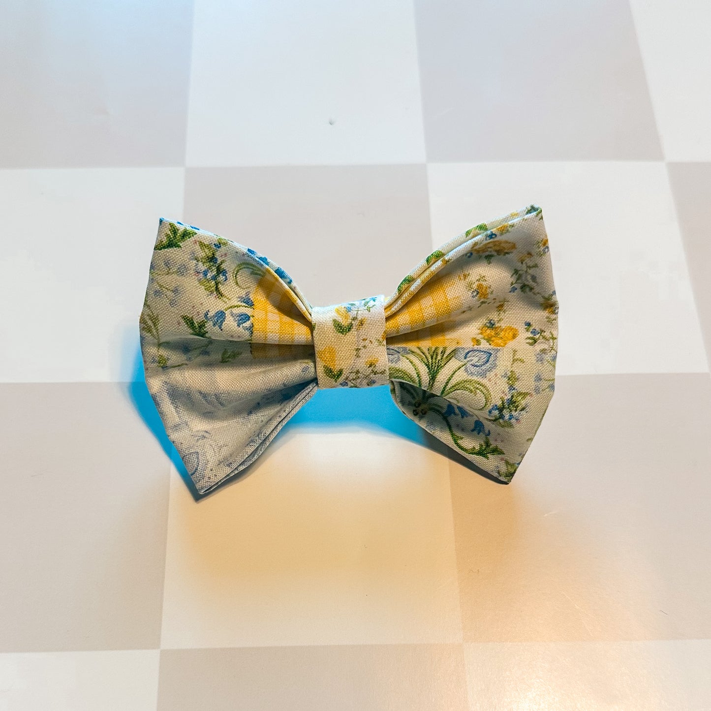 Patchwork Floral Summer Pet Bow Tie
