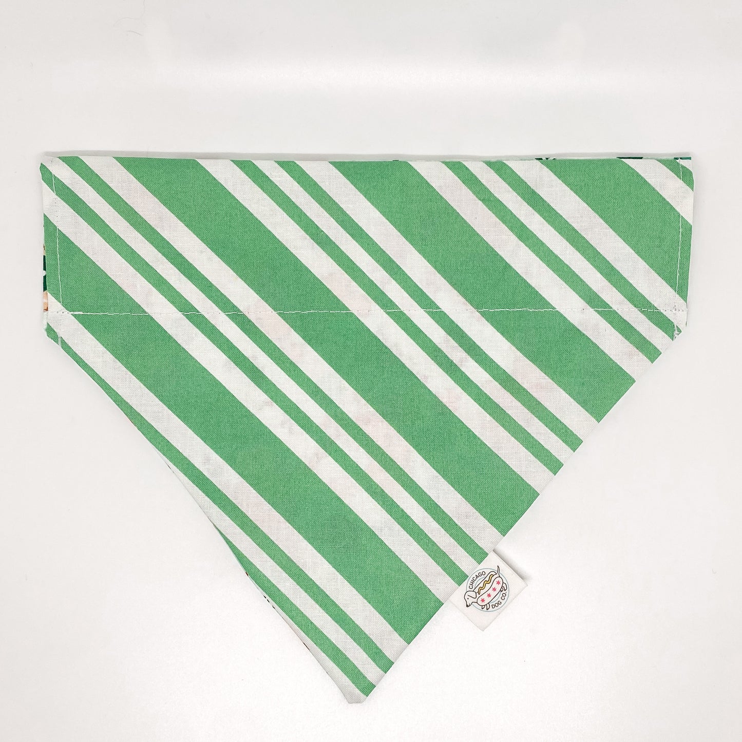 Gingerbread Mint Dream Reversible Christmas Bandana