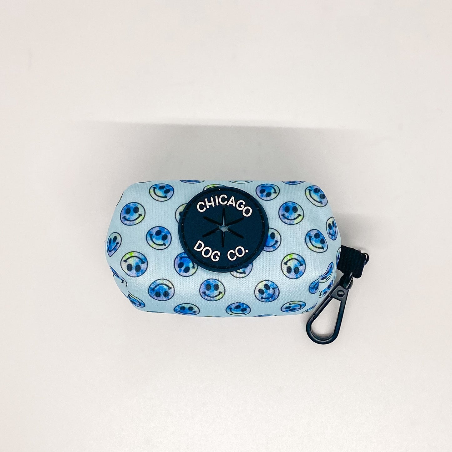 Tie Dye Smiley Poop Bag Holder