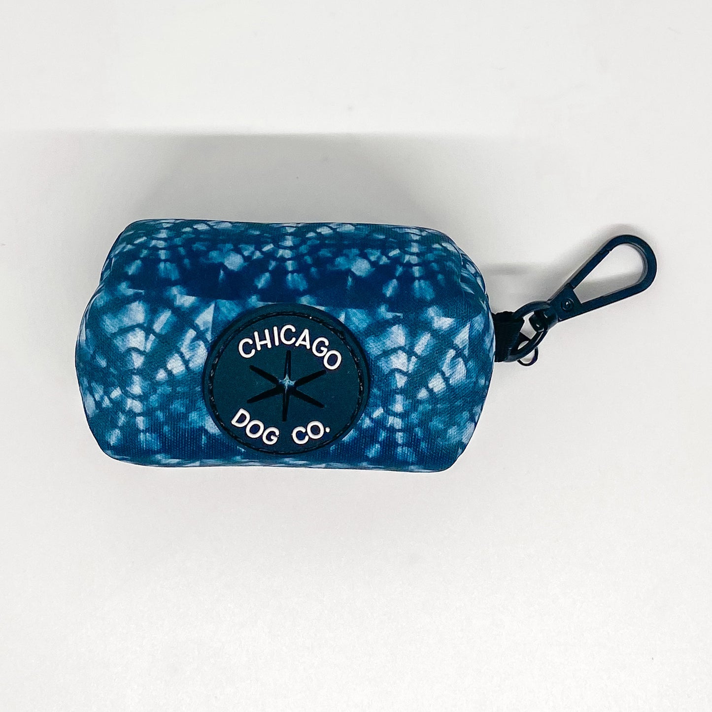 Denim Tie Dye Poop Bag Holder
