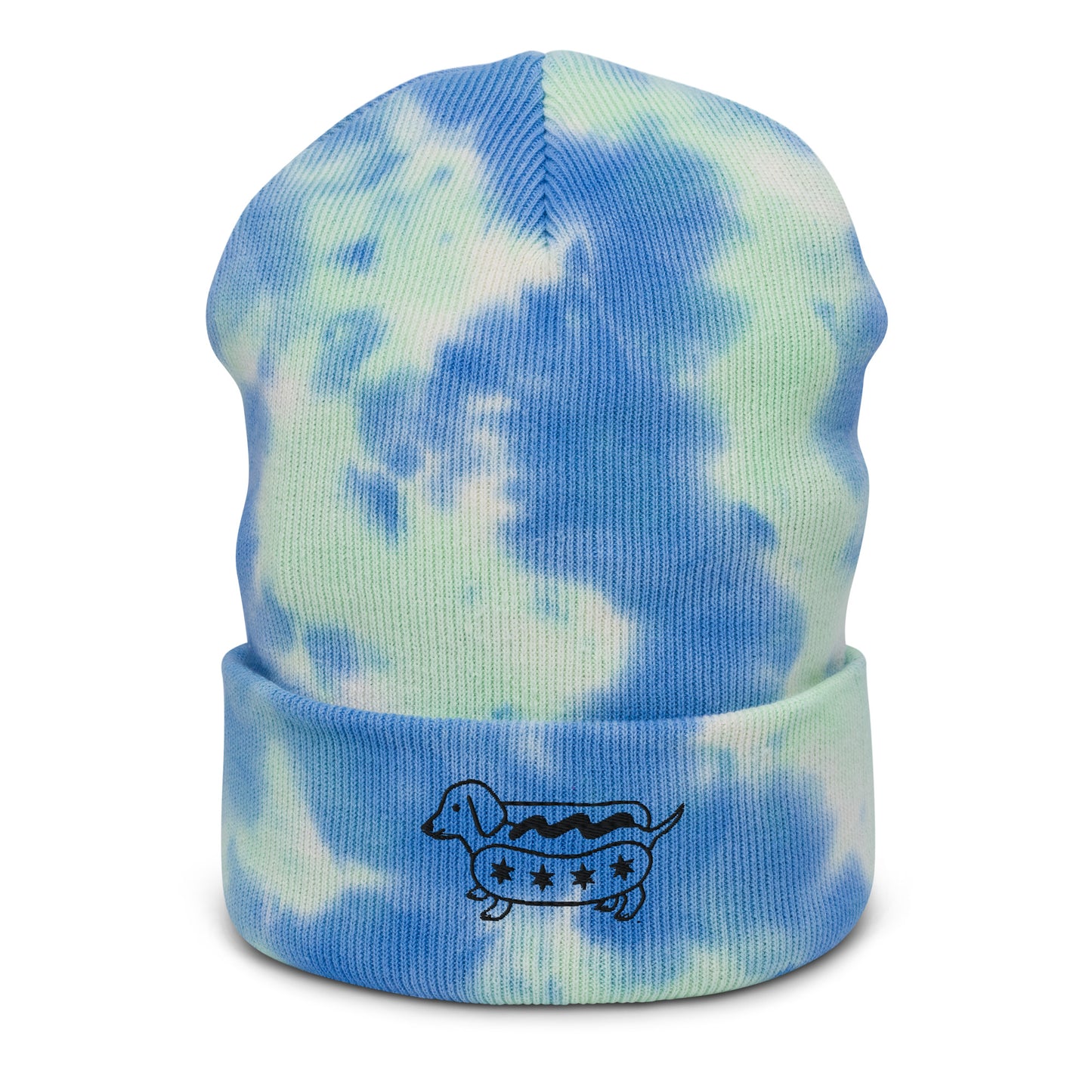 Chicago Dog Tie-dye Winter beanie
