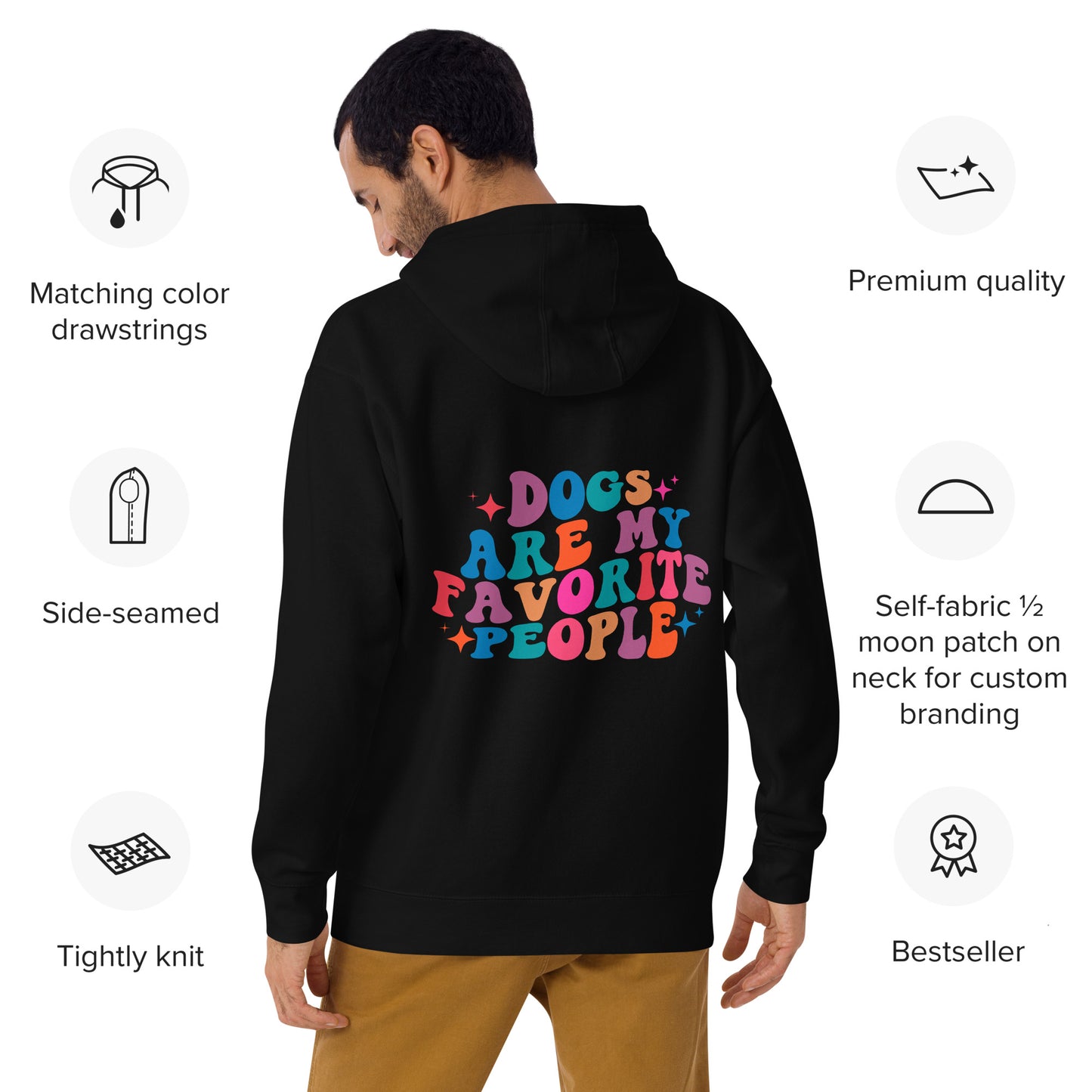 Dogs Are My Favorite People Unisex Hoodie