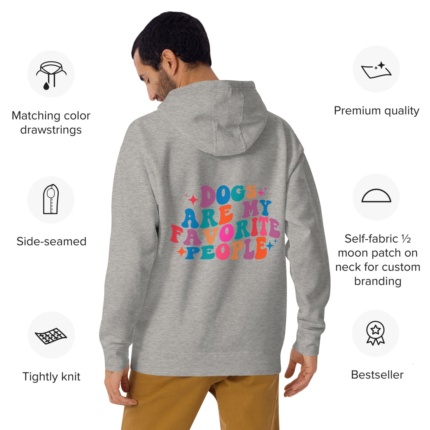 Dogs Are My Favorite People Unisex Hoodie