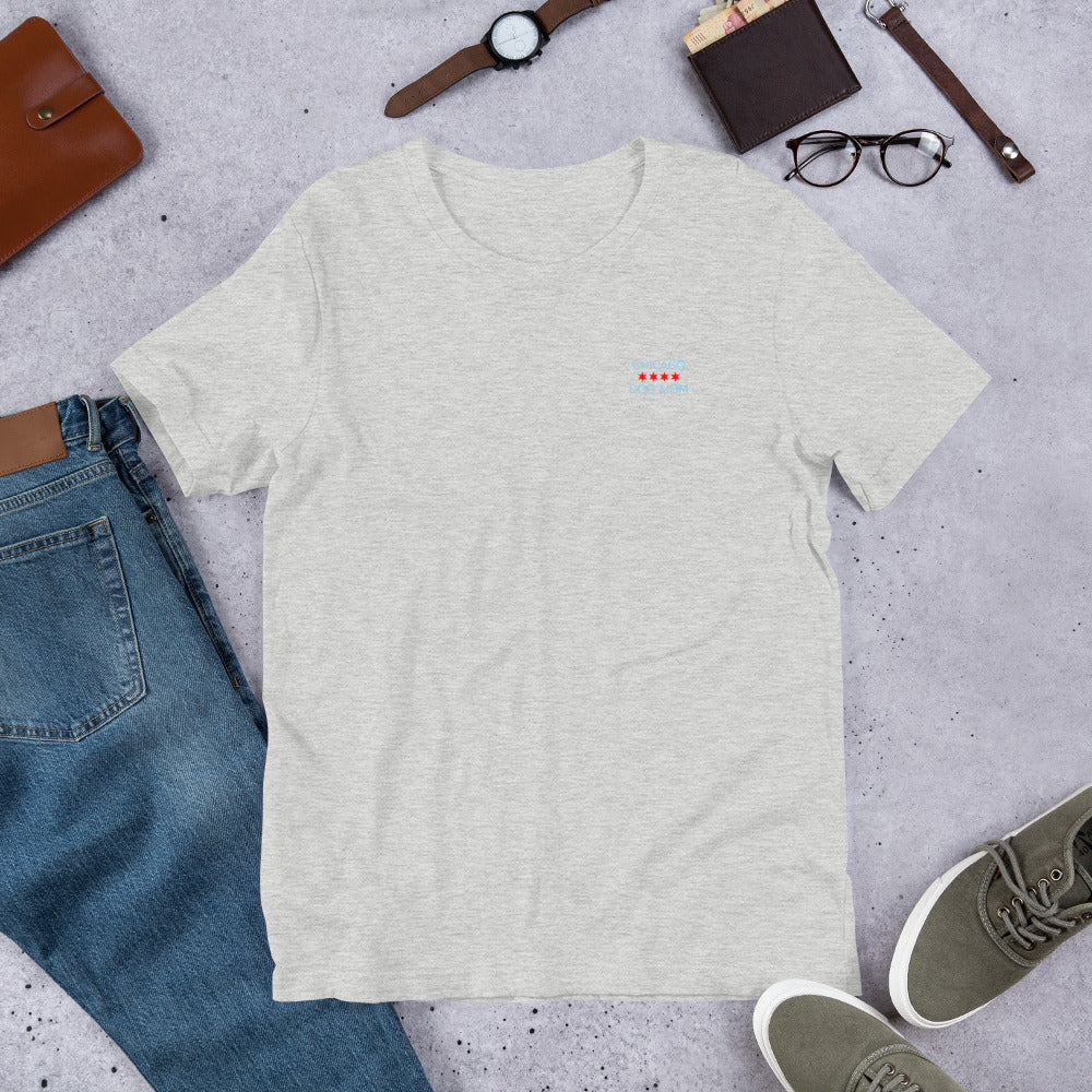 Chicago Dog Mom Short-Sleeve Unisex T-Shirt