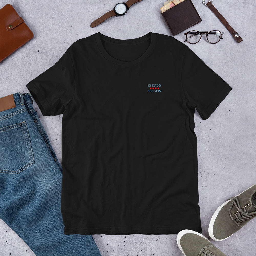 Chicago Dog Mom Short-Sleeve Unisex T-Shirt