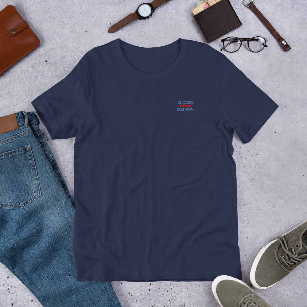 Chicago Dog Mom Short-Sleeve Unisex T-Shirt