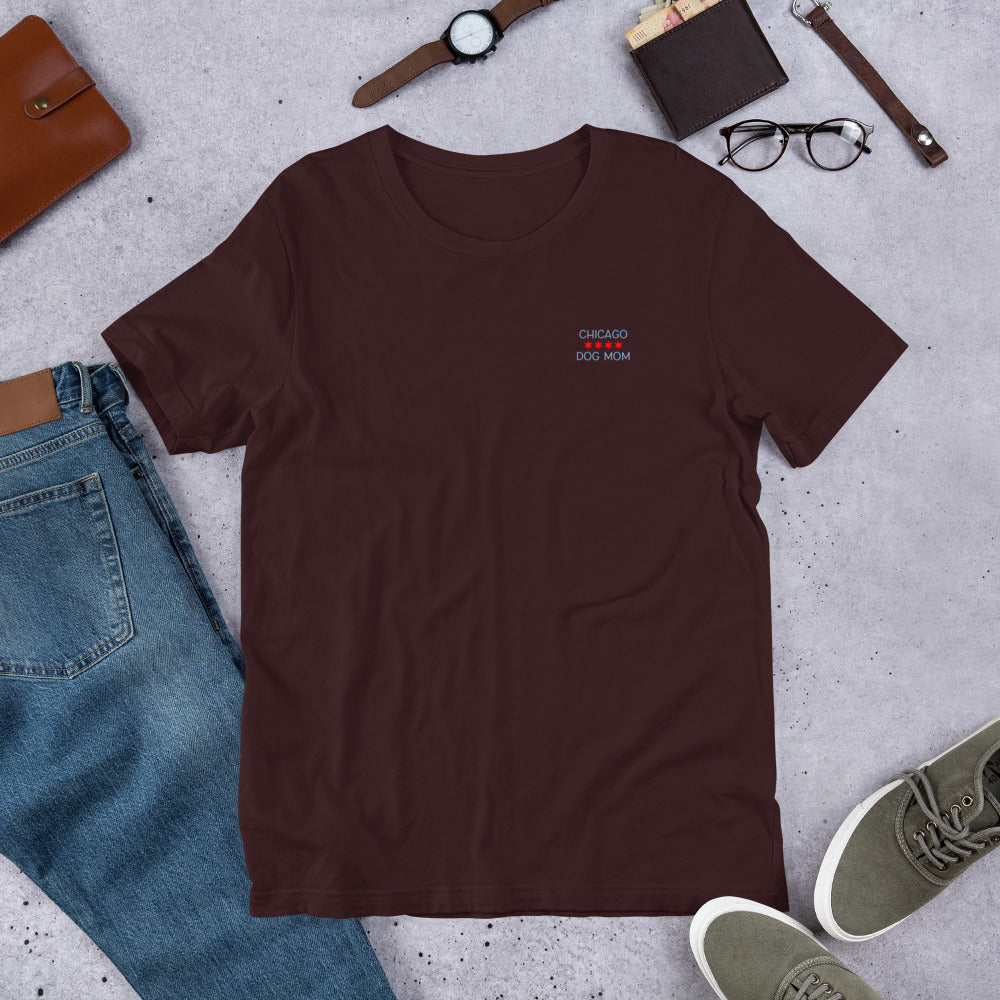 Chicago Dog Mom Short-Sleeve Unisex T-Shirt