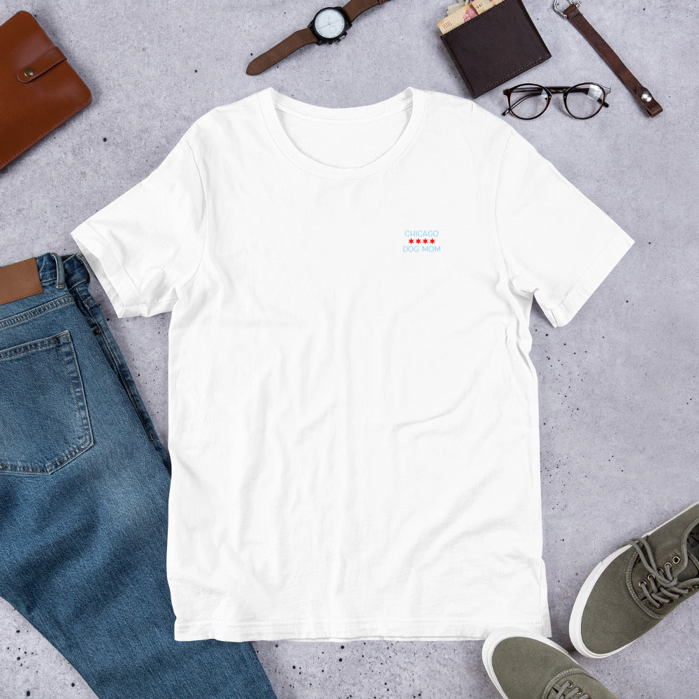 Chicago Dog Mom Short-Sleeve Unisex T-Shirt