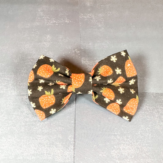Strawberries Spring Bow Tie
