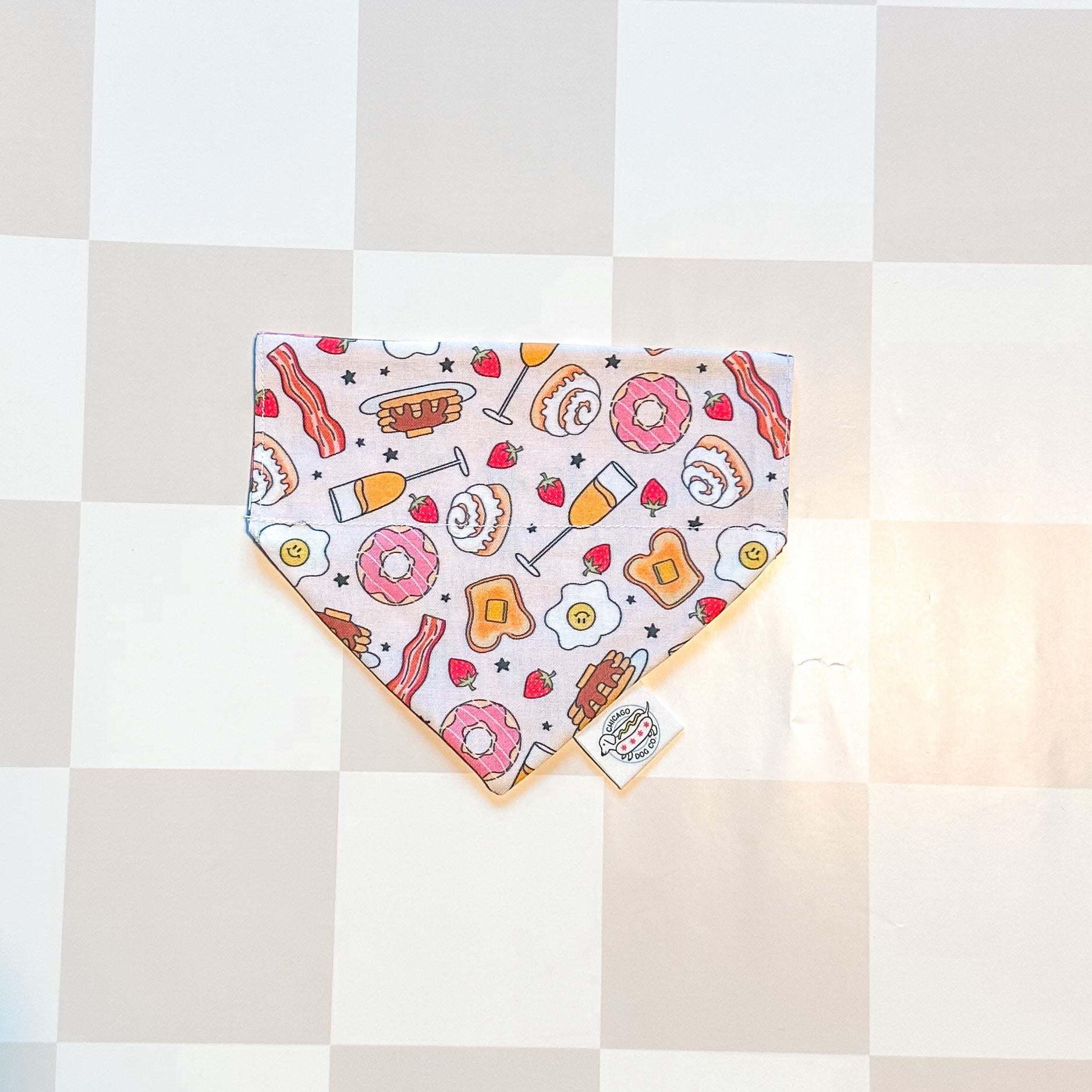 brunch themed bandana for dogs and cats 