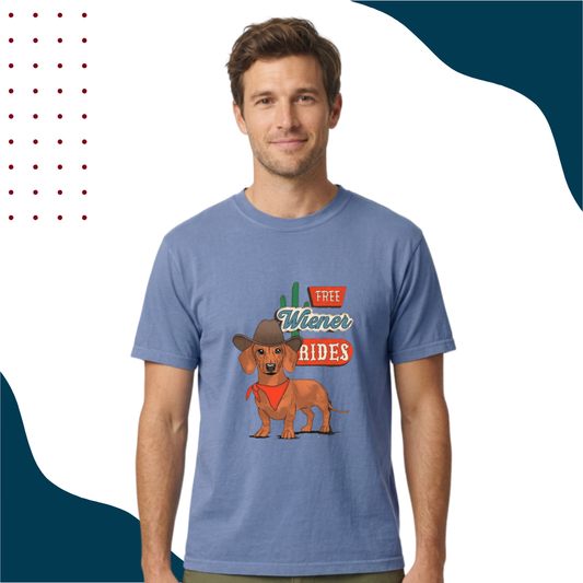 Cowboy Dachshund Unisex Tshirt