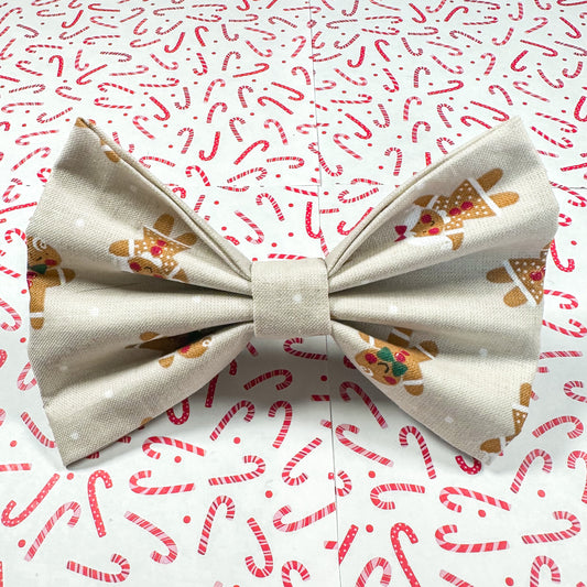 Gingerbread Christmas Bow Tie