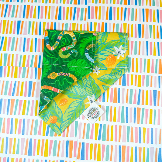 Tropical Snakes Reversible Bandana