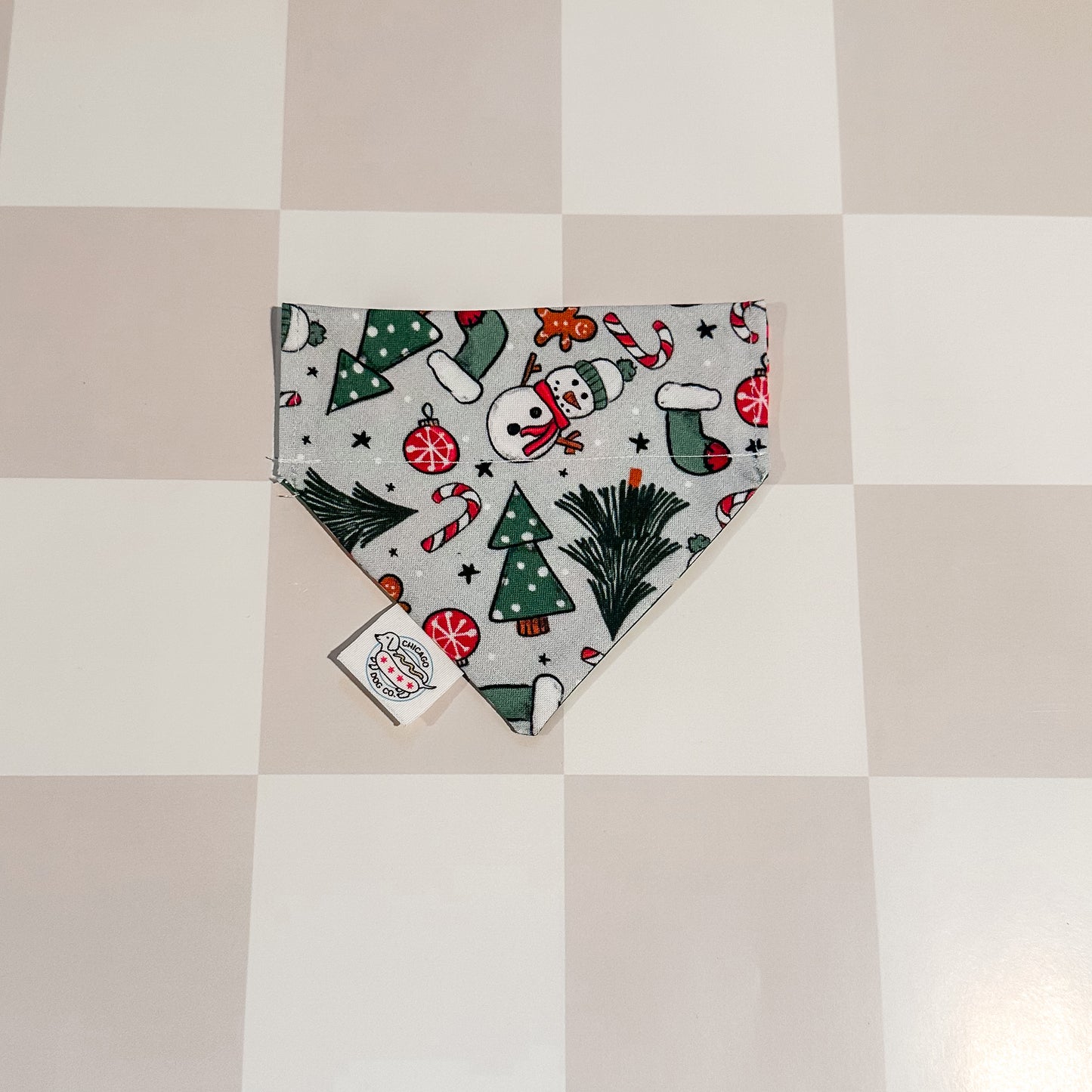 Christmas Tree Cakes Reversible Christmas Bandana