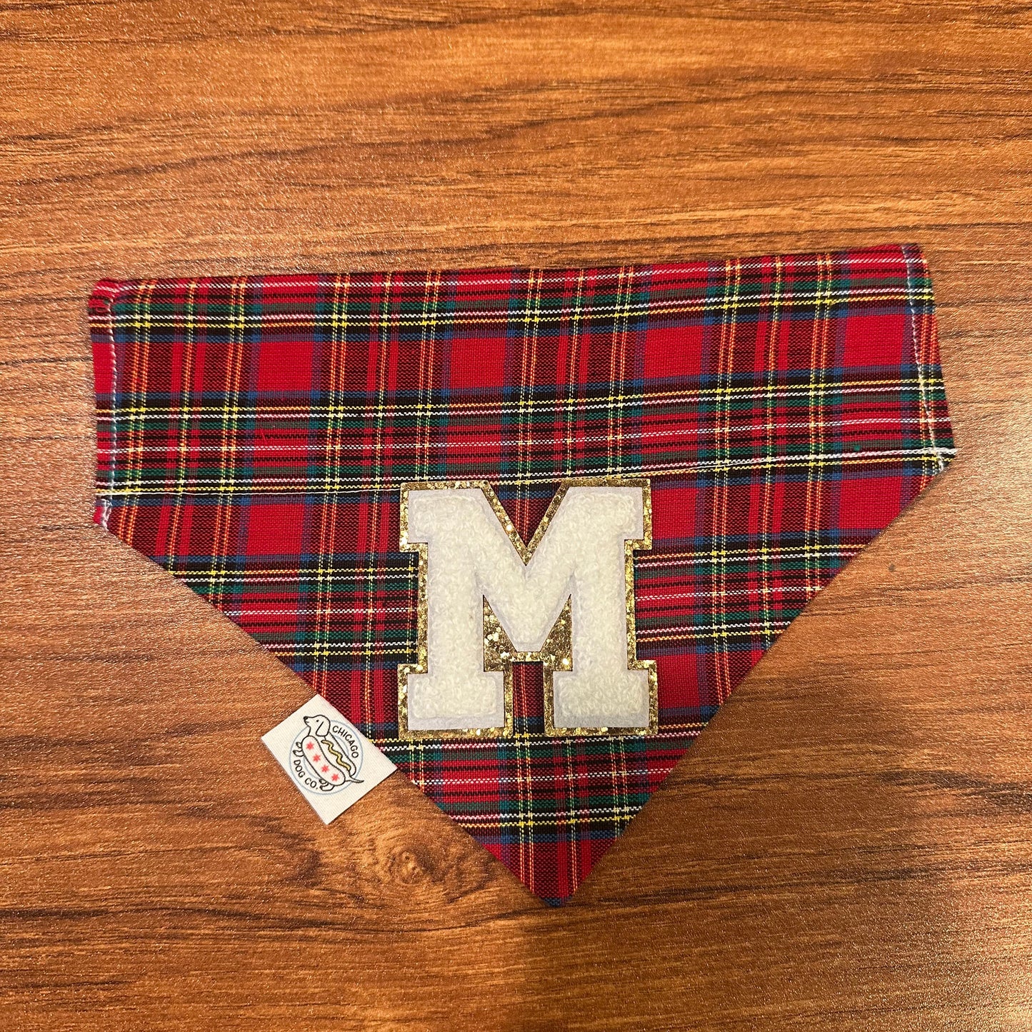 Personalized Tartan Plaid Christmas Bandana