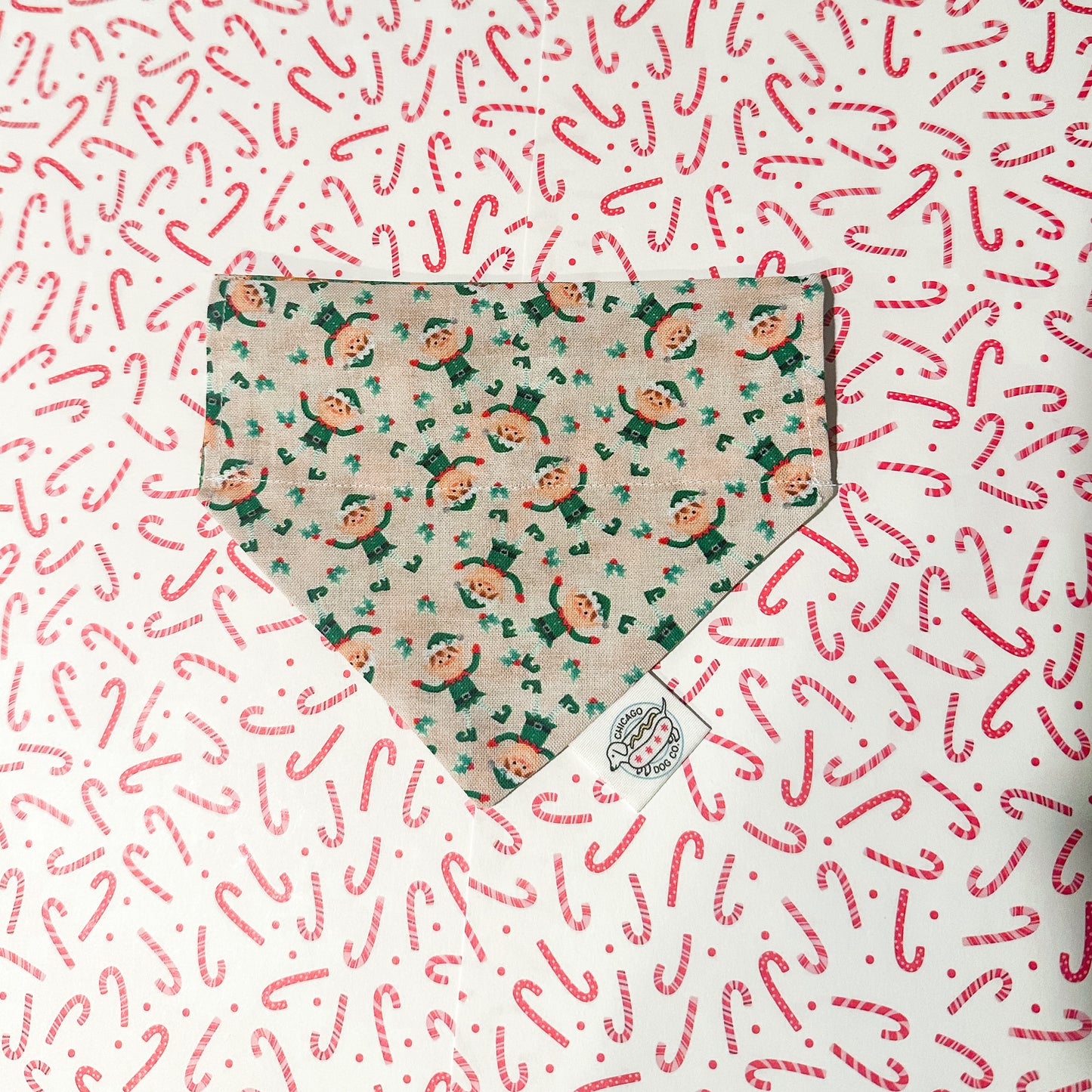 Sparkle Christmas Cookies Reversible Christmas Bandana