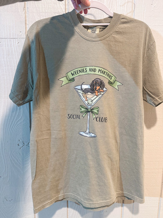 Weenies & Martinis Dachshund Unisex T-shirt