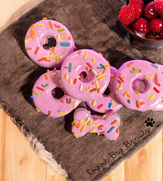 SWEET DONUT DAY™ Gift Box Set — Lookie-a-Tookie™ Canine Cookies, Donut Dog Treat Gift w/ Tag