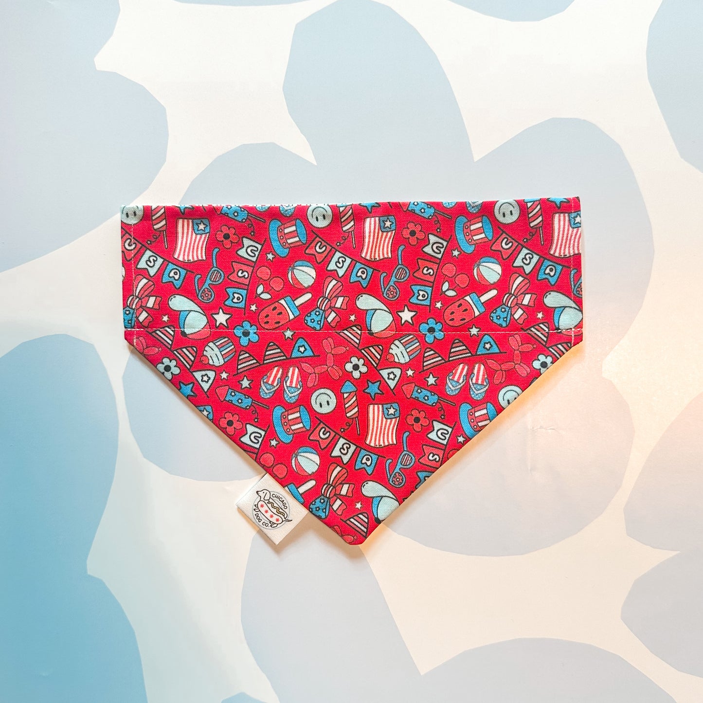 Patriotic Party 4th of july bandana for your pet 