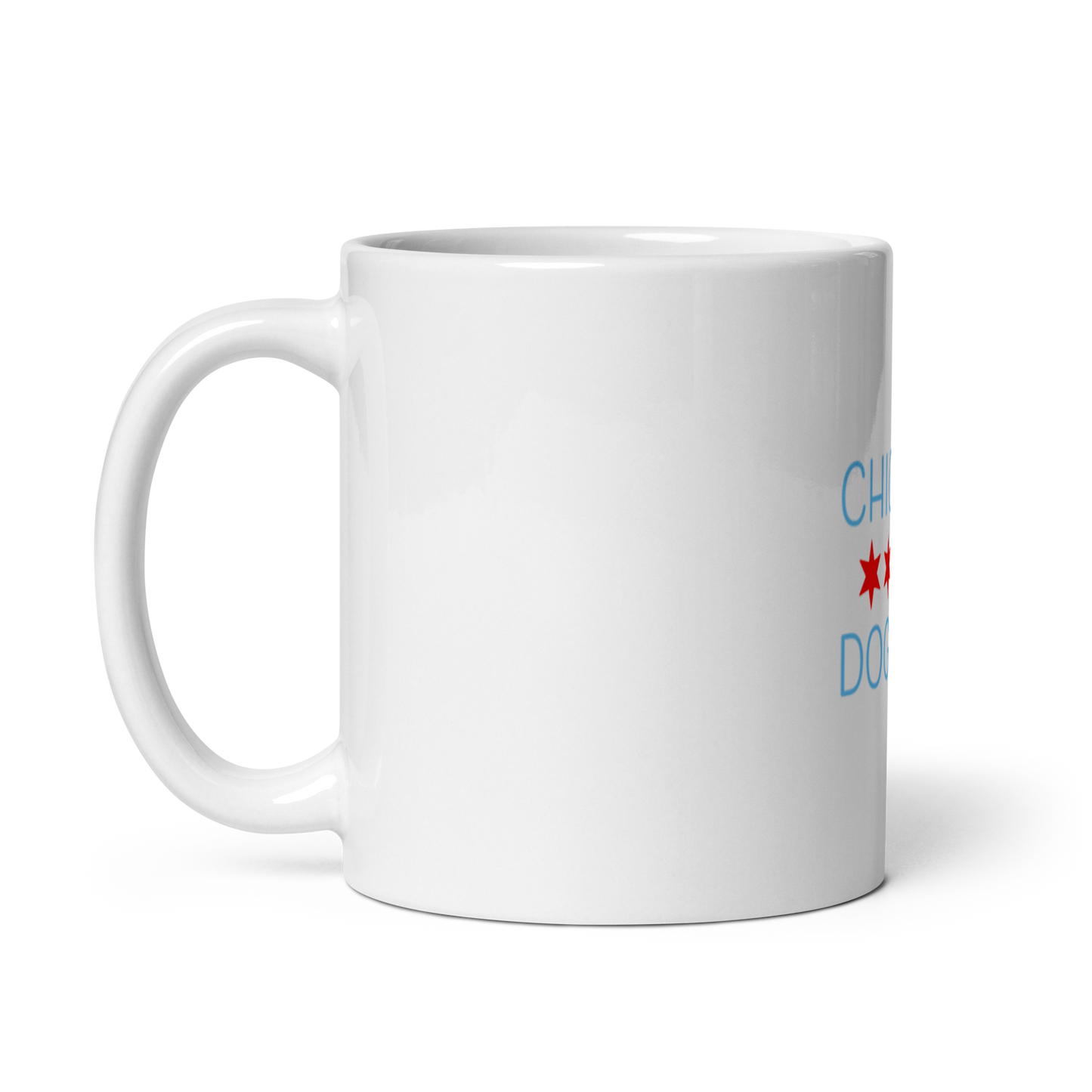 Chicago Dog Dad White Coffee Mug 11oz