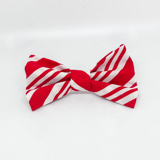 Candy Cane Christmas Bow Tie