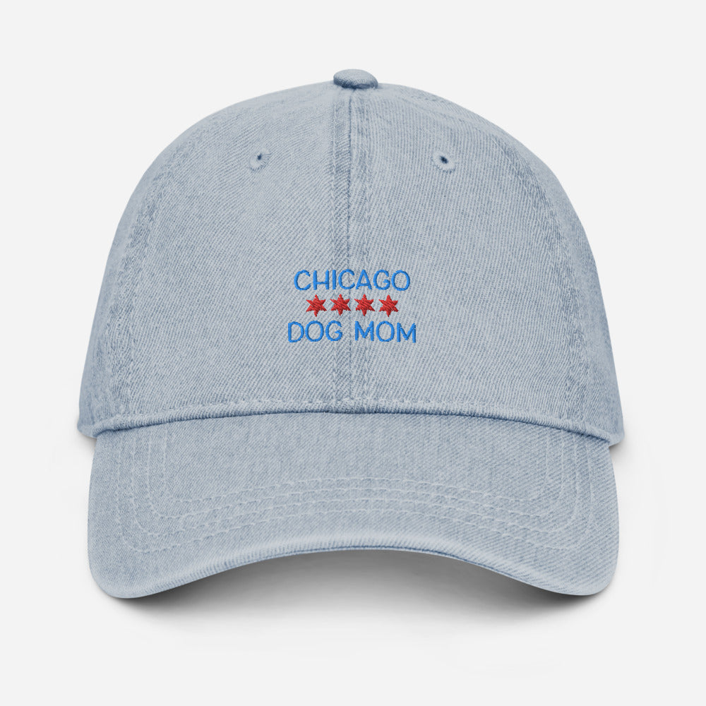 Chicago Dog Mom Denim Hat