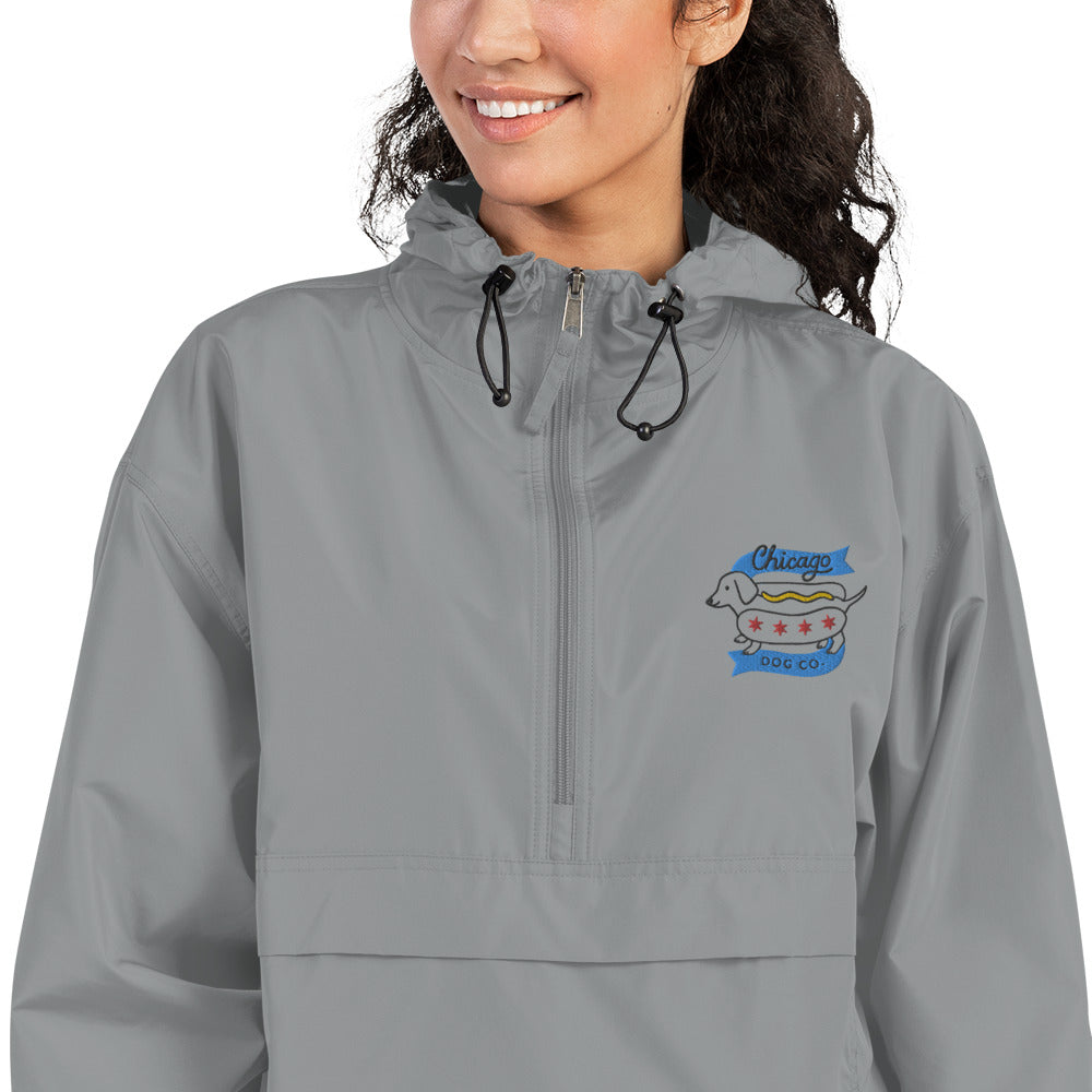 Chicago Dog Co. Unisex Embroidered Champion Packable Jacket